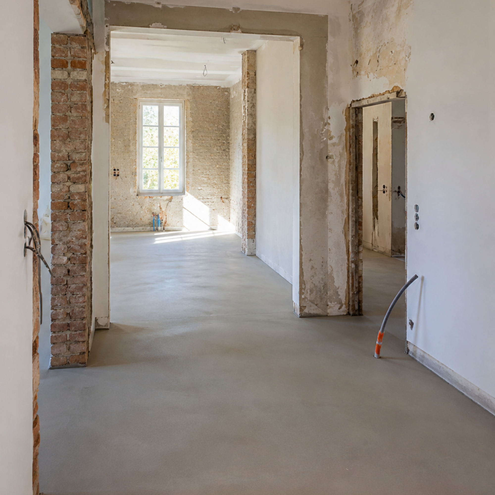 Ragréage d'un sol en rénovation